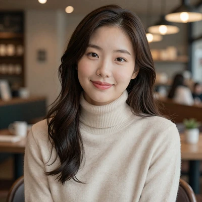 Minjung, 27, Korean woman from Seoul at a cozy cafe seeking relationship on Dating-bay