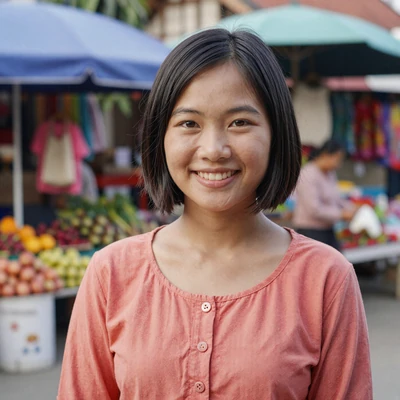 Dao, 25, Laotian woman from Luang Namtha with cheerful smile looking for love on Dating-bay