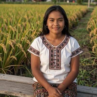 Natalina, 25, Timorese woman from Viqueque with serene expression ready for meaningful connection on Dating-bay