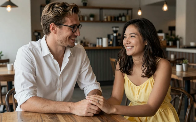 David from California and Maria from the Philippines sharing their Dating-bay love story